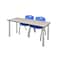 Kee Rectangle Tables > Training Tables > Kee Table & Chair Sets, 72 W, 24 L, 29 H, Maple MT7224PLBPCM47BE - alternate 1